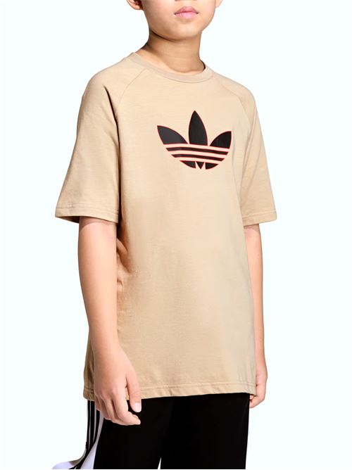 Grafic Trefoil - T-Shirt bambino - beige ADIDAS | KE2874.