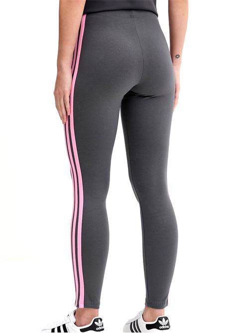 Essentials 3-Stripes - Leggings donna - grigio/rosa ADIDAS | KT1003.