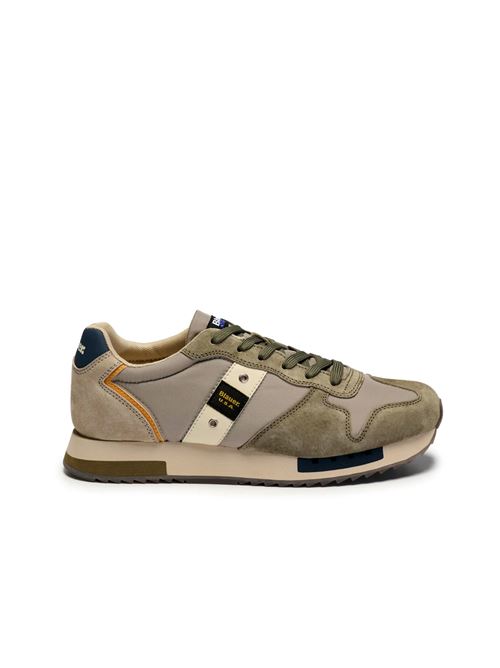 Queens 01 - Sneakers uomo - verde BLAUER | S6QUEENS01/NUBMIL/TAU