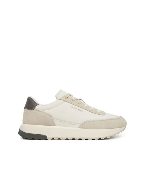 Runner Mix - Sneakers uomo - beige CALVIN KLEIN | HM0HM021440JG