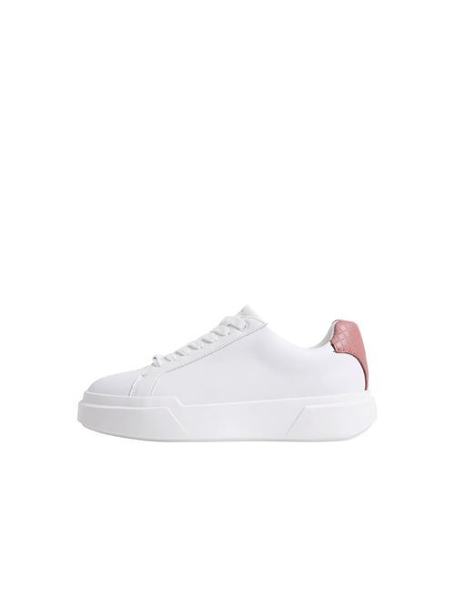 Chunky Cupsole - Sneakers donna - bianco/rosa CALVIN KLEIN | HW0HW031480J5