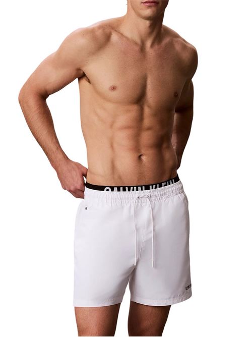 Core Solid - Costume da bagno uomo - bianco CALVIN KLEIN | LV00N61015100