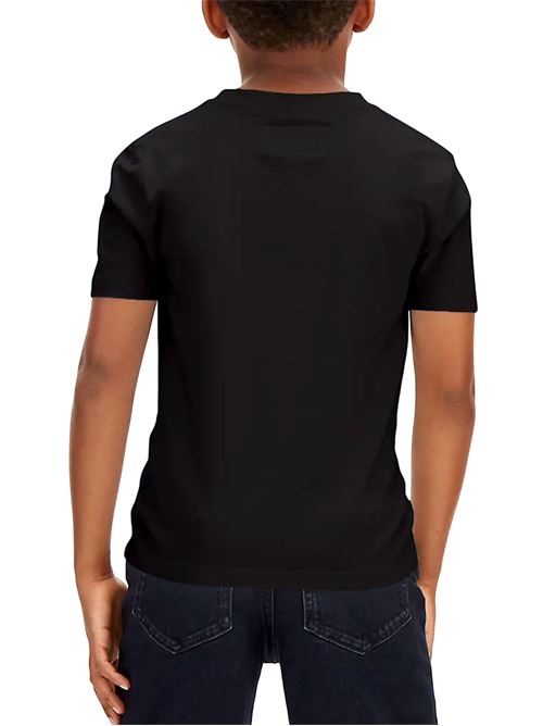 Mono Logo - T-Shirt bambino - nero CALVIN KLEIN | LV1CKSJA33BEH