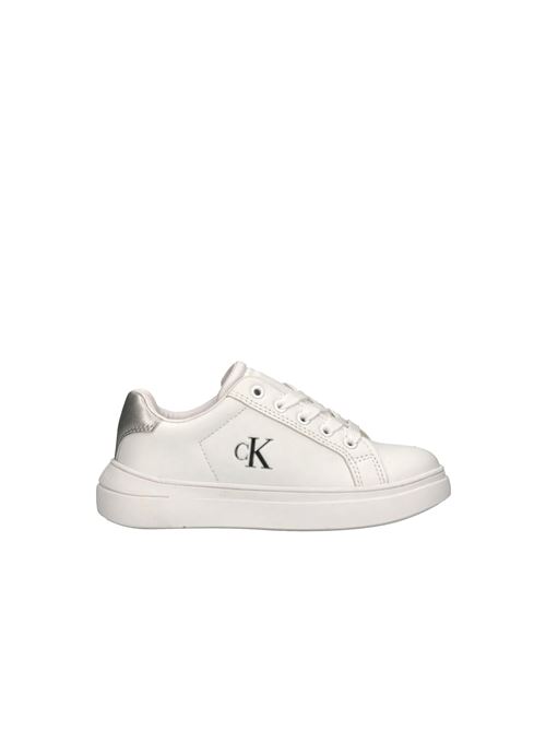 Ck - Sneakers donna - bianco/argento CALVIN KLEIN | V3A9-83219-1355X025