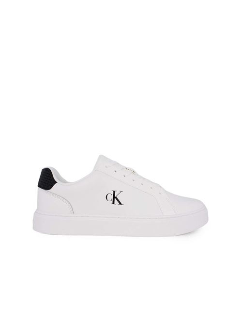 Smooth Leather Classic Trainers - Sneakers uomo - bianco CALVIN KLEIN | YM0YM0144701W