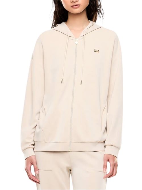 Emporio Armani - Felpa donna - beige EA7 | 7W000192AF12643U1088