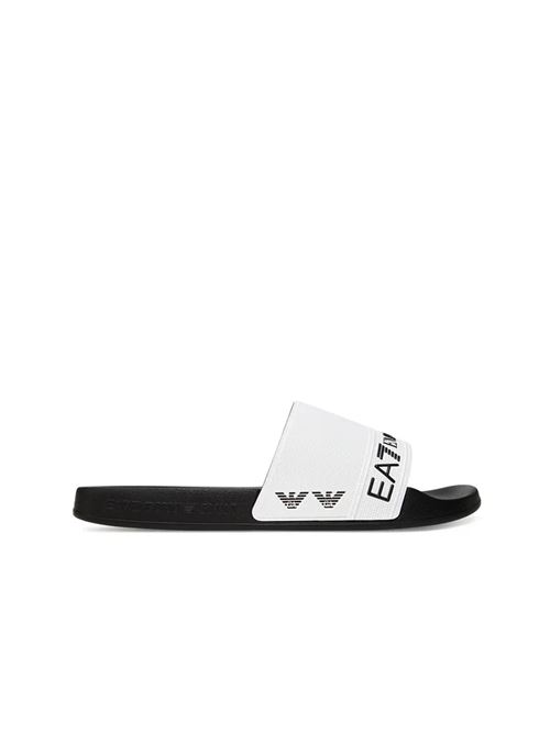 Emporio Armani - Ciabatte uomo - bianco/nero EA7 | 7X000110AF15128FC079