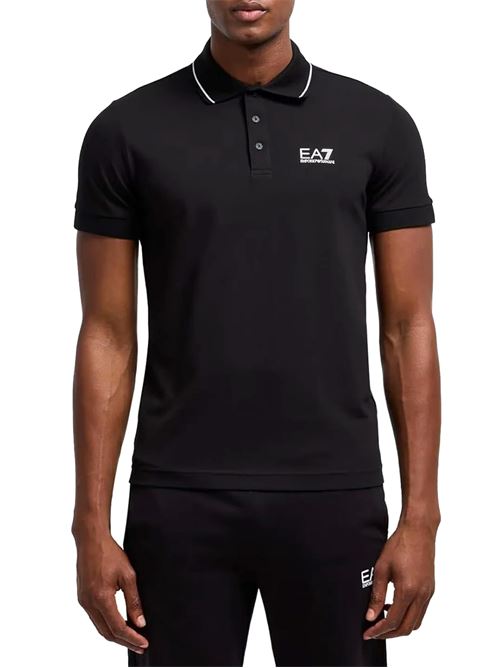 Emporio Armani - Polo uomo - nero EA7 | 8NPF16PJVUZ1200