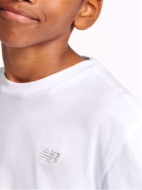 Small Logo - T-Shirt bambino - bianco NEW BALANCE | LAKB0001BWE
