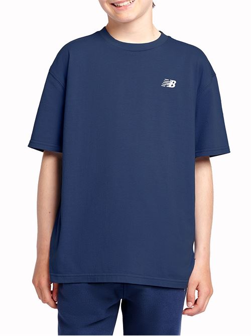 Small Logo - T-Shirt bambino - blu NEW BALANCE | LAKB0001NNY