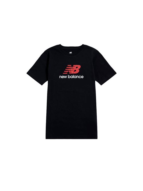 Stacked Logo - T-Shirt bambino - nero NEW BALANCE | LAKB0253BK