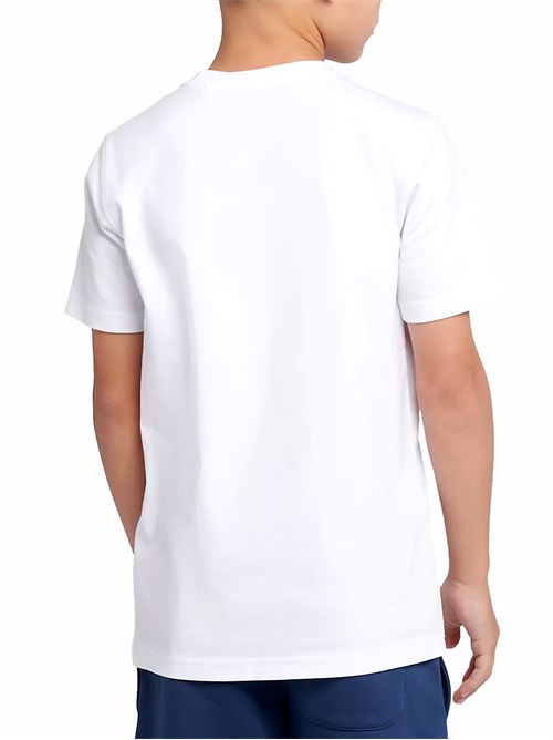 Stacked Logo - T-Shirt bambino - bianco NEW BALANCE | LAKB0253BWE