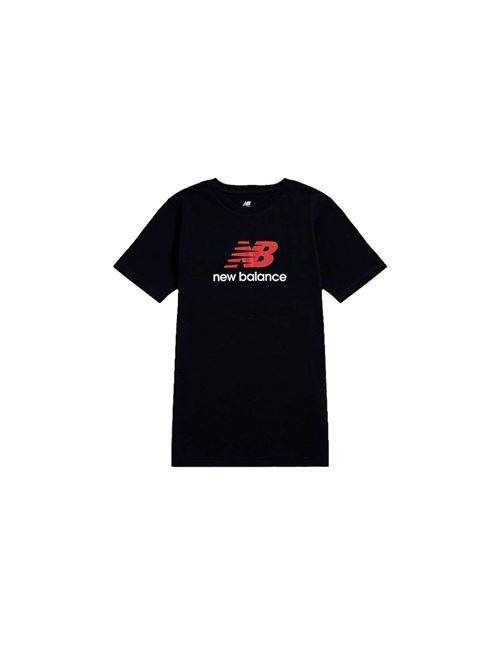 Stacked Logo Tee - T-Shirt bambino - nero NEW BALANCE | LAKB0297BK