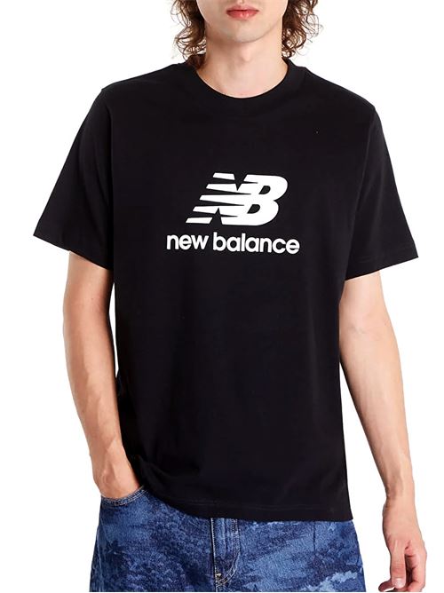 Essentials Logo - T-Shirt uomo - nero NEW BALANCE | MT41502BK