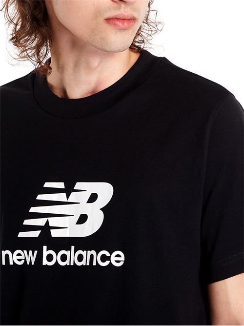 Essentials Logo - T-Shirt uomo - nero NEW BALANCE | MT41502BK