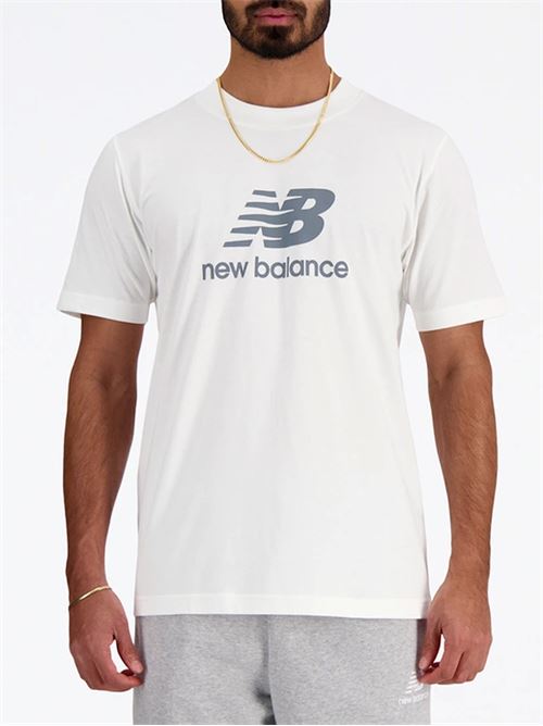 Essentials Logo - T-Shirt uomo - bianco NEW BALANCE | MT41502WT