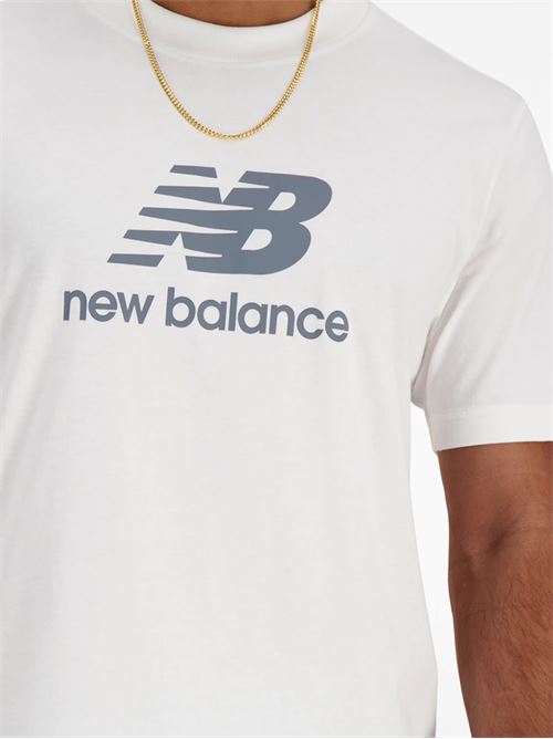 Essentials Logo - T-Shirt uomo - bianco NEW BALANCE | MT41502WT