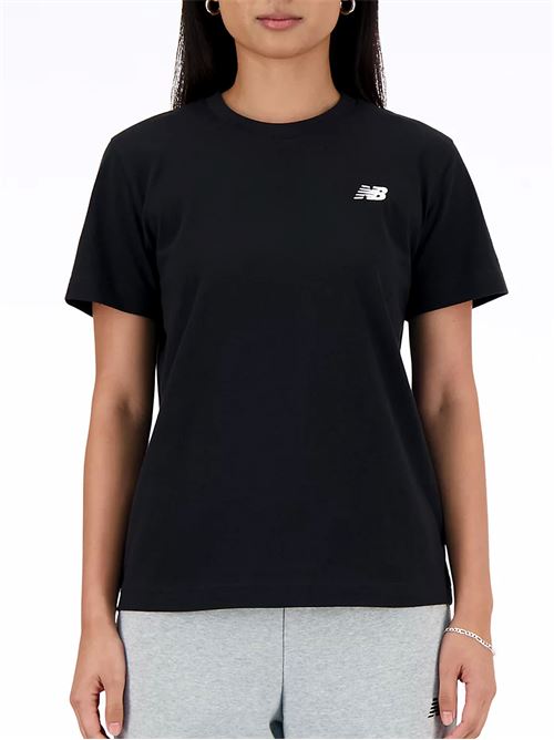Essentials Logo - T-Shirt donna - nero NEW BALANCE | WT41509BK