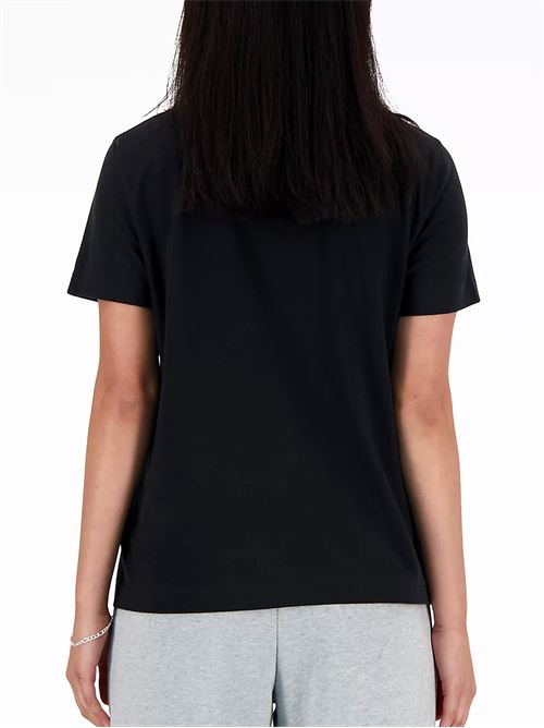 Essentials Logo - T-Shirt donna - nero NEW BALANCE | WT41509BK