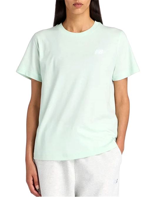 Essentials Logo - T-Shirt donna - verde NEW BALANCE | WT41509COJ