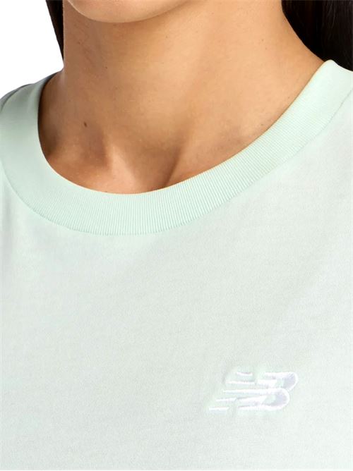 Essentials Logo - T-Shirt donna - verde NEW BALANCE | WT41509COJ