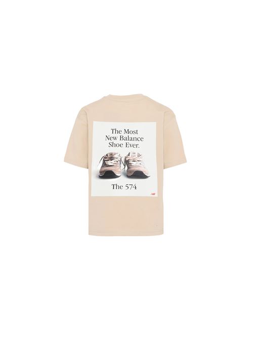 Graphic Tee - T-Shirt bambino - beige NEW BALANCE | YT61703BTWF