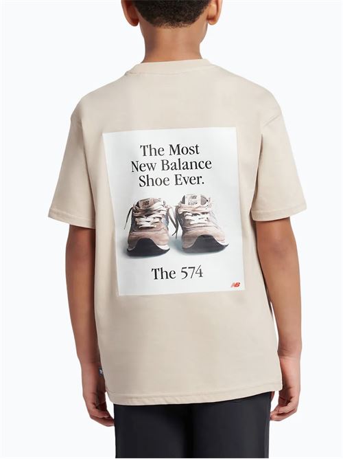 Graphic Tee - T-Shirt bambino - beige NEW BALANCE | YT61A21ATWF