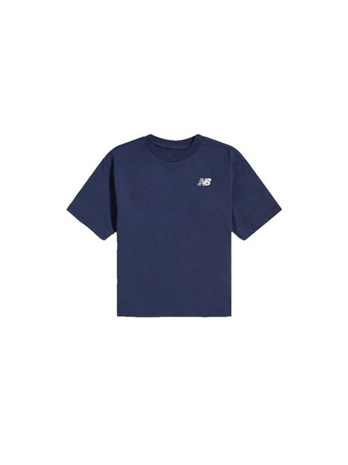 Small Logo Tee - T-Shirt bambino - blu NEW BALANCE | YT61E8QTNNY