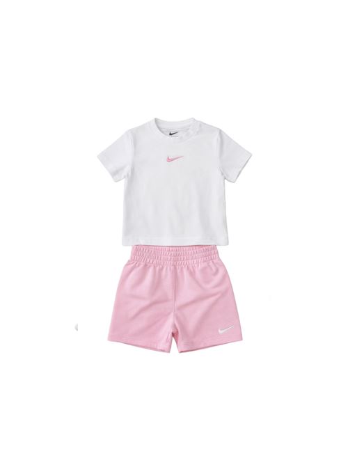 Swoosh - Completino bambino - bianco/rosa NIKE | 36P028A9Y
