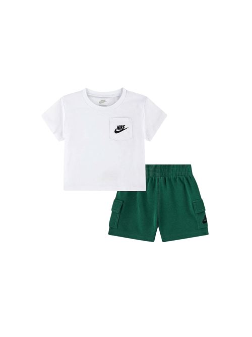 Futura Tee - Completino bambino - bianco/verde NIKE | 66N041EJ1