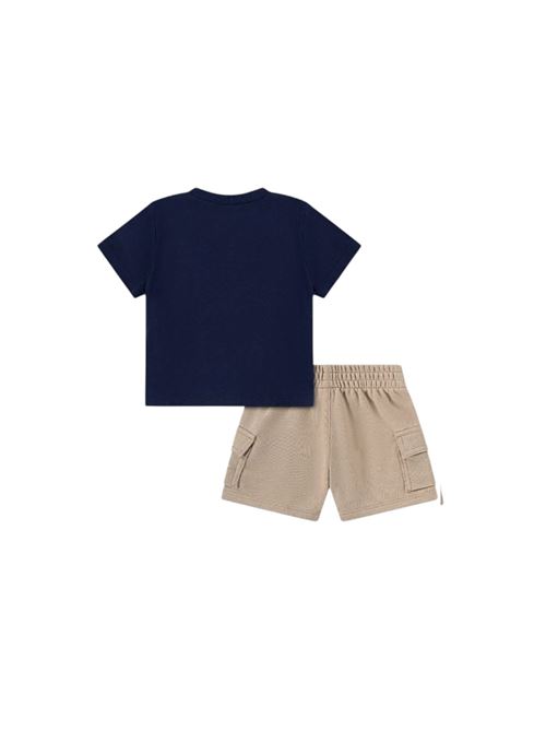 Futura Tee - Completino bambino - blu/beige NIKE | 66N041X0L