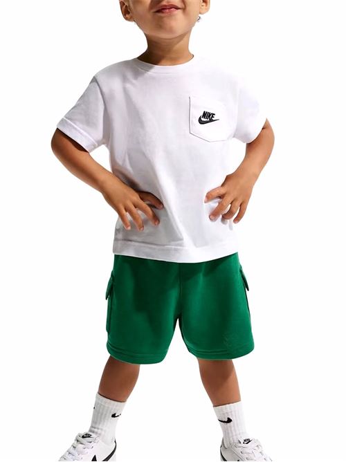 Futura Tee - Completino bambino - bianco/verde NIKE | 86N041EJ1