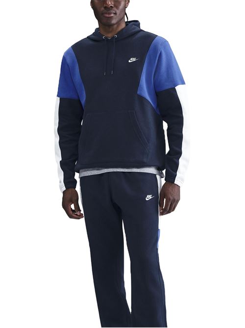 Club Fleece - Tuta uomo - nero/blu NIKE | HV1165451