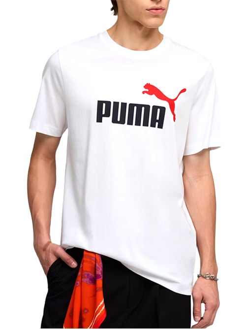 Essentials Logo Tee - T-Shirt uomo - bianco PUMA | 68470892