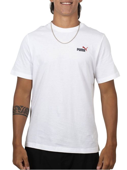 Essentials Logo Tee - T-Shirt uomo - bianco PUMA | 68471757