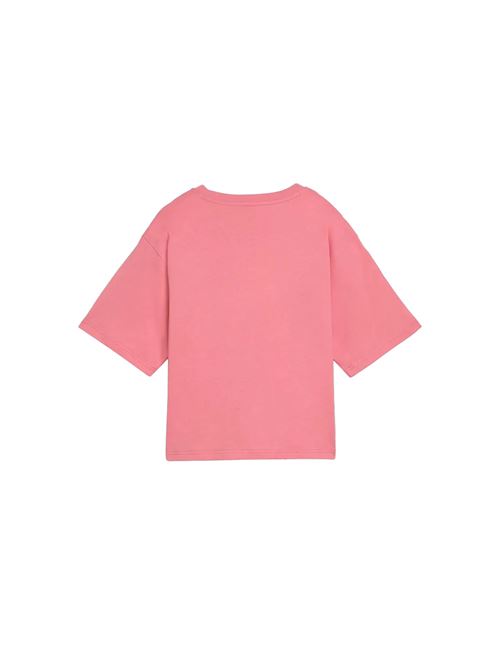 Essentials Cropped Logo - T-Shirt donna - rosa PUMA | 68497225