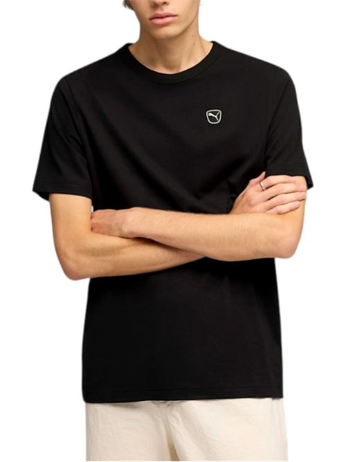 Ess Elevated Tee - T-Shirt uomo - nero PUMA | 69205401