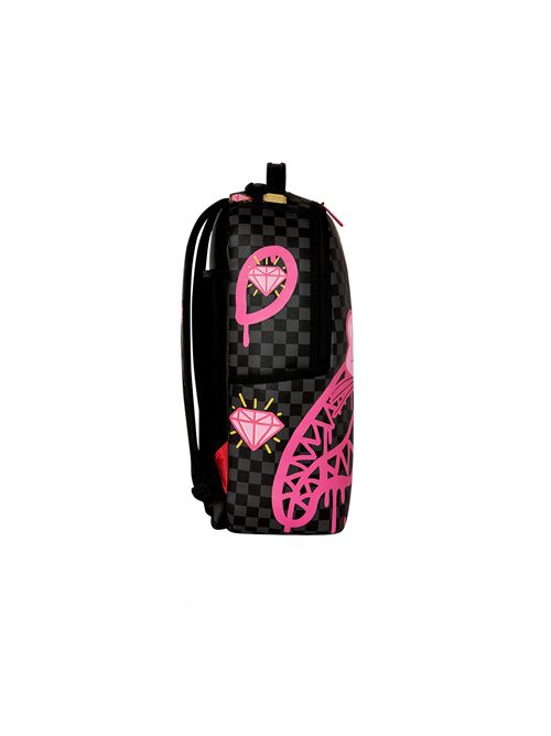 Pink Panther Drippy Diamonds - Zaino unisex - nero/rosa SPRAYGROUND | 910B8790NSZ.