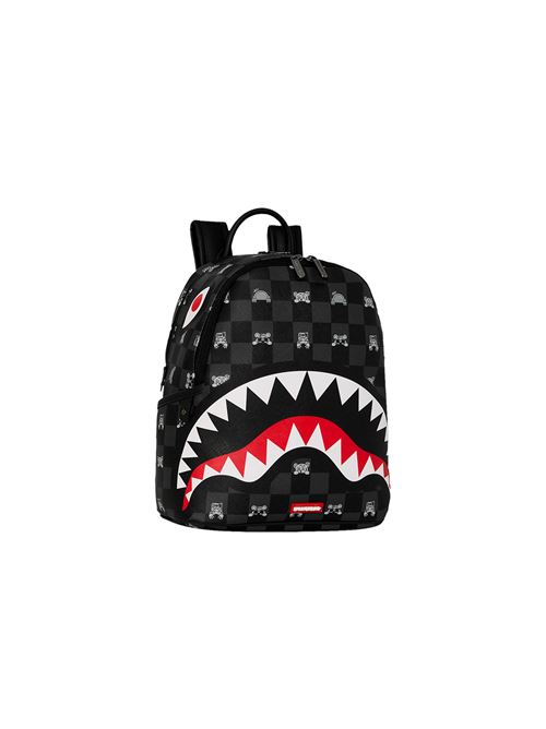 Gray Peeking Character Check Savage - Zaino donna - nero SPRAYGROUND | 910B8908NSZ.