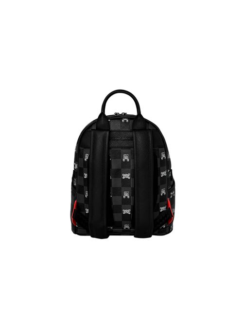 Gray Peeking Character Check Savage - Zaino donna - nero SPRAYGROUND | 910B8908NSZ.