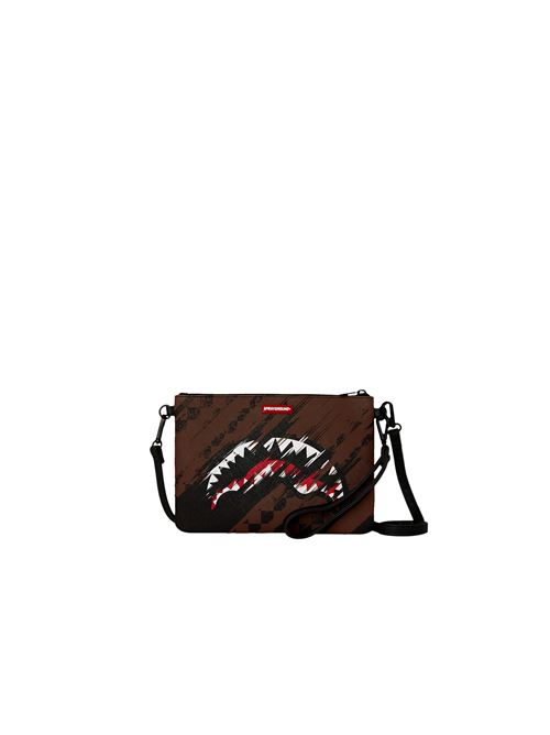 Smeared Grunge Savage - Pochette unisex - marrone SPRAYGROUND | 910B8969NSZ.
