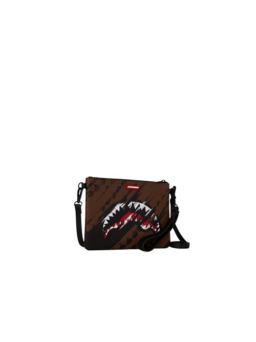 Smeared Grunge Savage - Pochette unisex - marrone SPRAYGROUND | 910B8969NSZ.