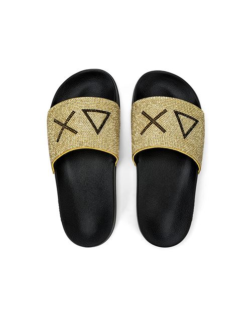 Slippers - Ciabatte donna - nero/oro SUN68 | X362111143