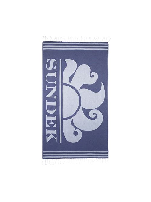 Fouta Jacquard - Telo da mare - blu SUNDEK | AM401ATC100000700