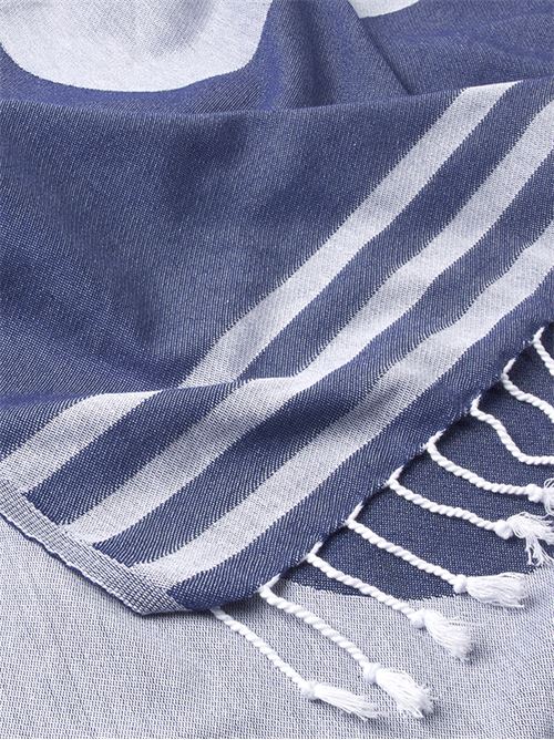 Fouta Jacquard - Telo da mare - blu SUNDEK | AM401ATC100000700