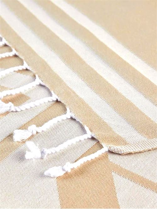 Fouta Jacquard - Telo da mare - beige SUNDEK | AM401ATC100096600