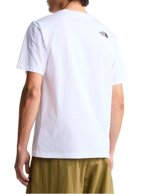 Evolution Dome - T-Shirt uomo - bianco/nero THE NORTH FACE | NF0A8B6JLA91