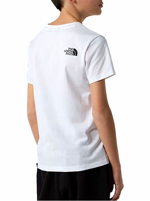 Teen Easy - T-Shirt bambino - bianco/nero THE NORTH FACE | NF0A8EHGFN41