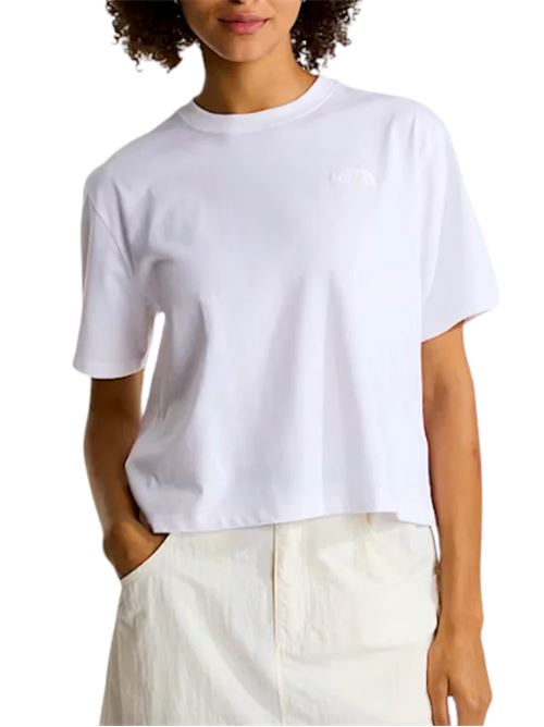 Evolution Simple Dome Crop - T-Shirt donna - bianco THE NORTH FACE | NF0A8FDHFN41