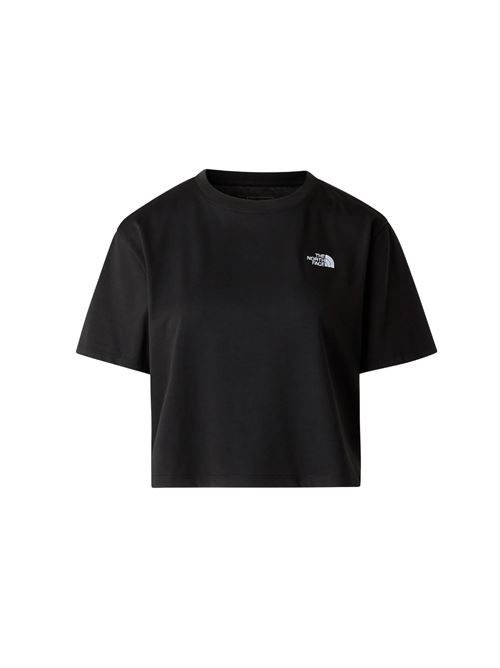 Evolution Simple Dome Crop - T-Shirt donna - nero THE NORTH FACE | NF0A8FDHJK31